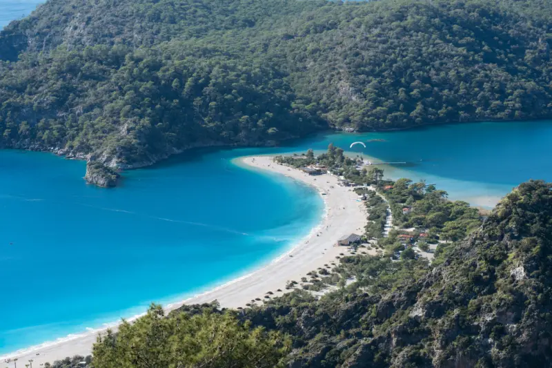 Scenic view of Oludeniz beach
